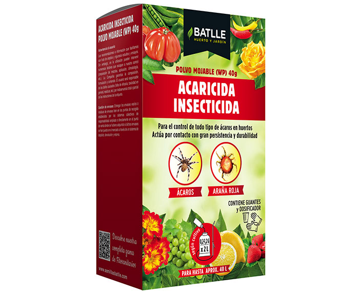 Acaricida insecticida concentrado de gran persistencia